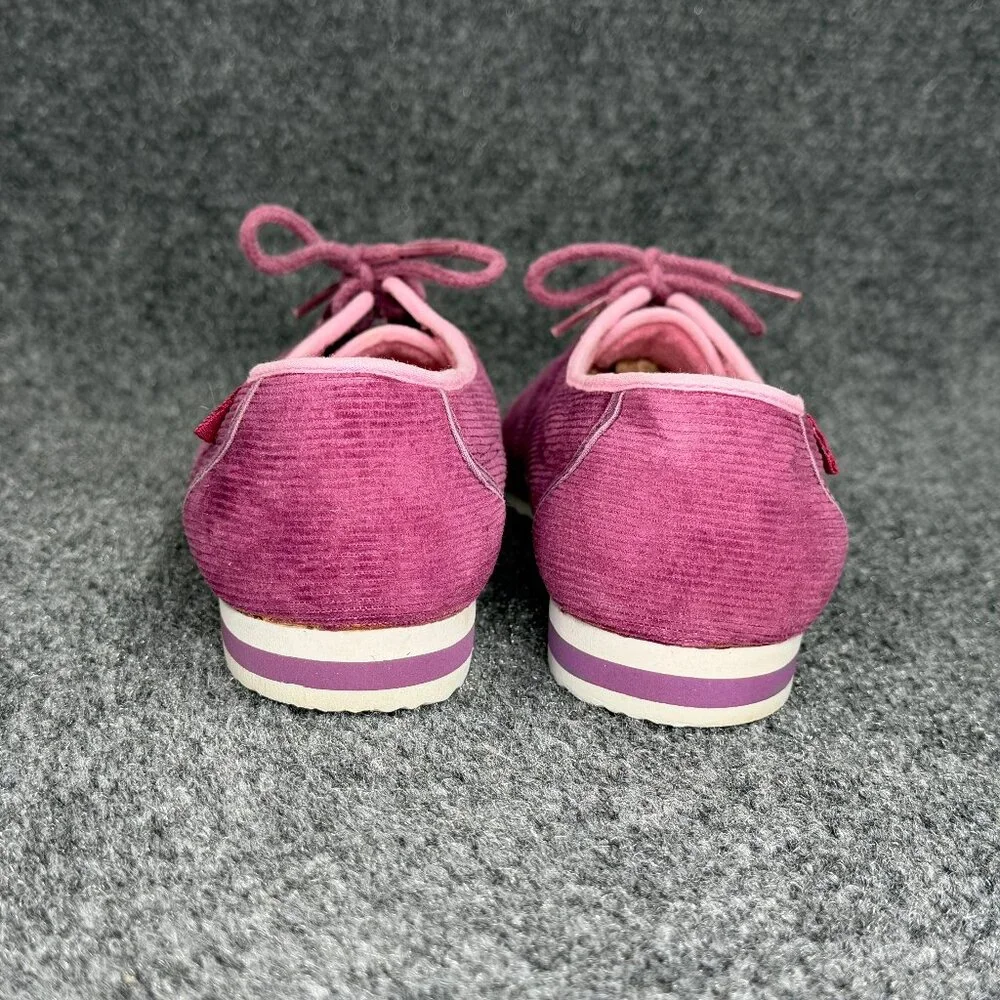 Nike Vintage Retro Sneakers Girl's Sz 6.5 Purple Corduroy Low Lace Athletic Shoe